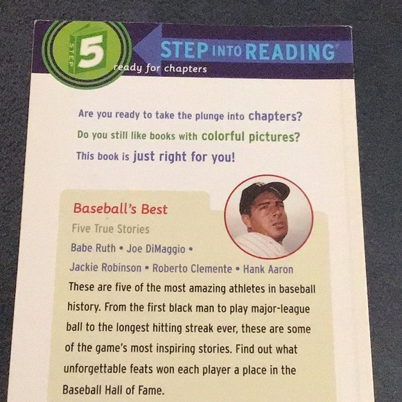 Kids Early Reading Baseball Book, grades 2-4, step 5, BASEBALL’s BEST - Picture 2 of 5